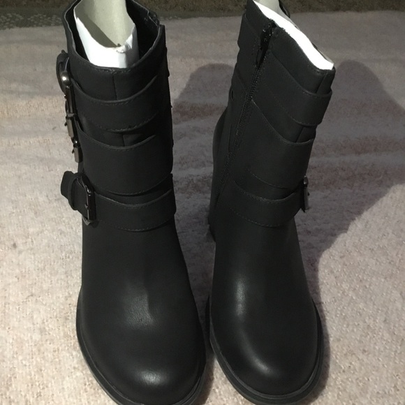 Moto heeled boots - Picture 4 of 6